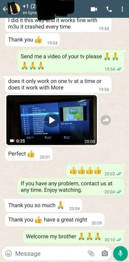 Client review about viewing experience
